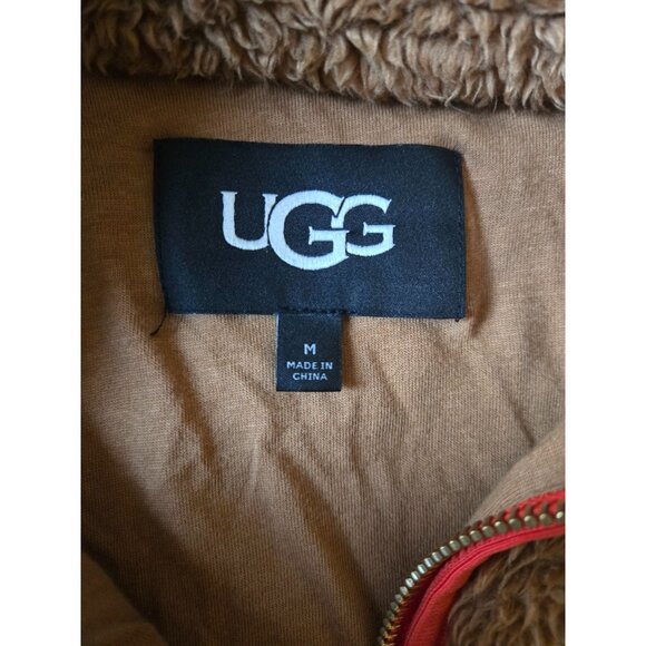 UGG Marlene Sherpa Jacket Heritage Braid Size Medium - Picture 9 of 10